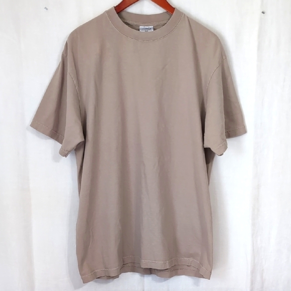 shaka Other - Shaka Wear Tan Short Sleeve Cotton T Shirt Size Men's Large